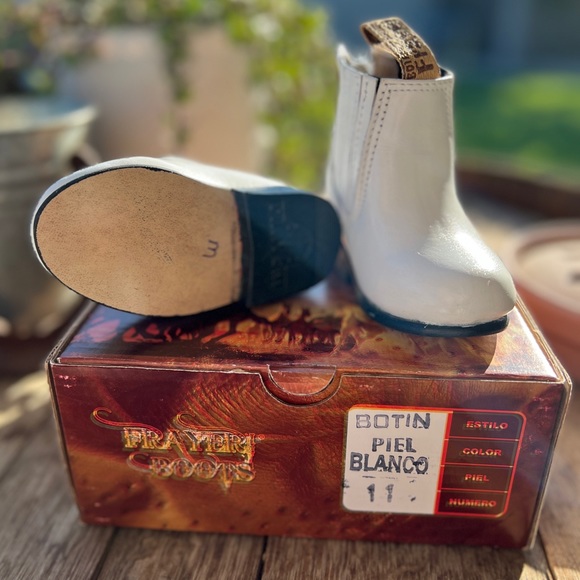 Leather Charro Kid Boots - Picture 5 of 5